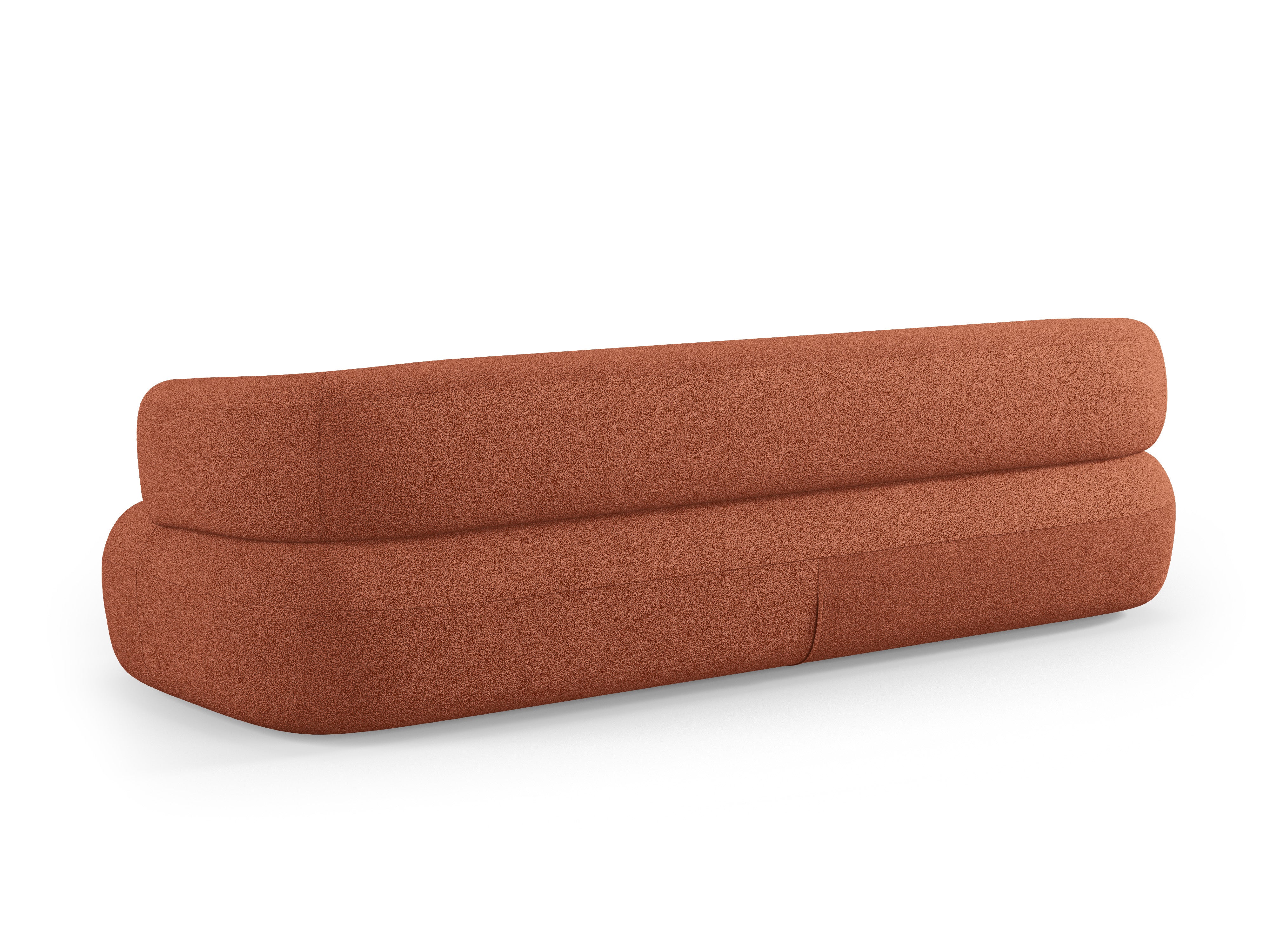 Sofa 3,5-osobowa ALDRIN ceglany boucle