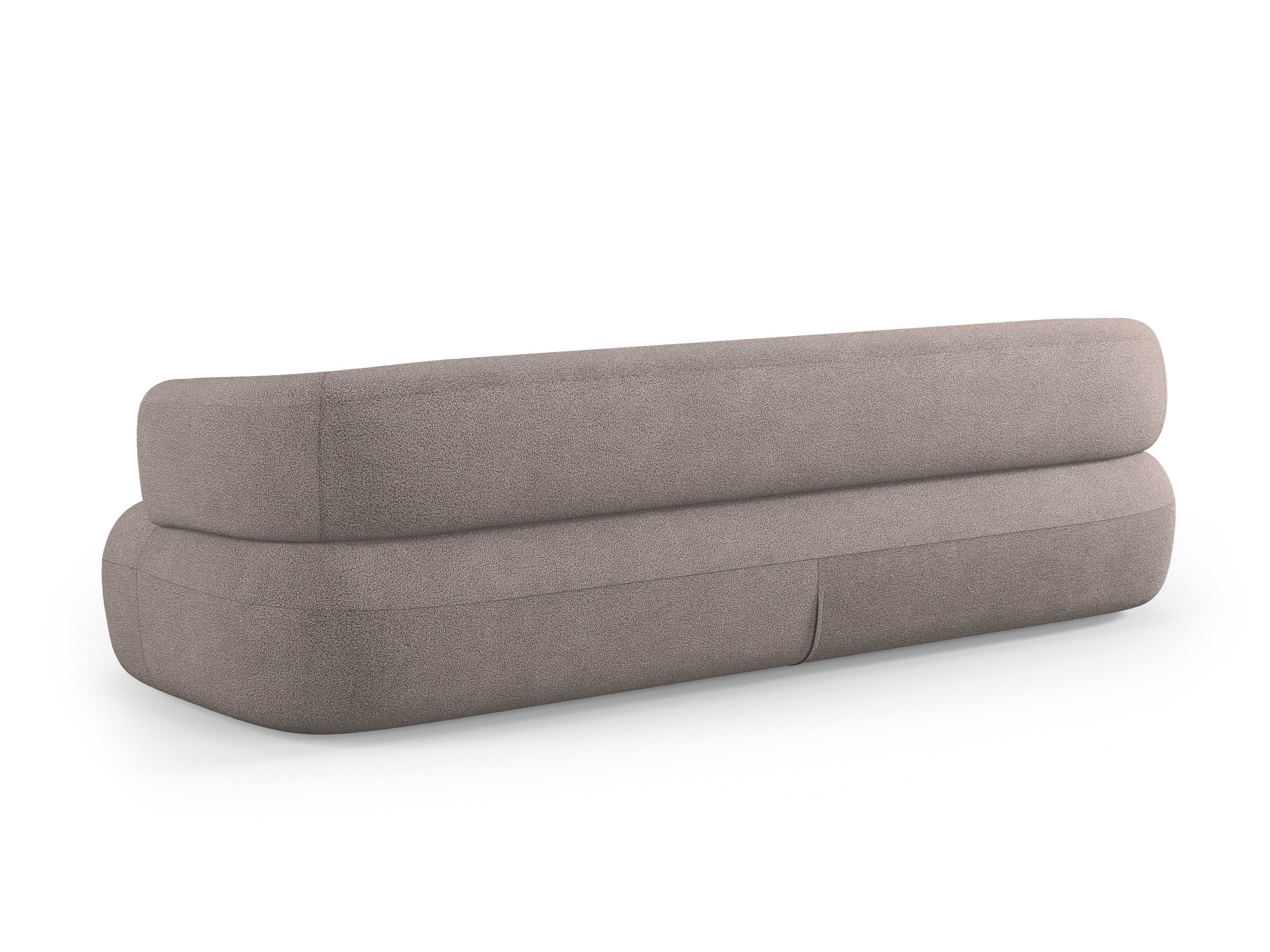Sofa 3,5-osobowa ALDRIN jasnobrązowy boucle