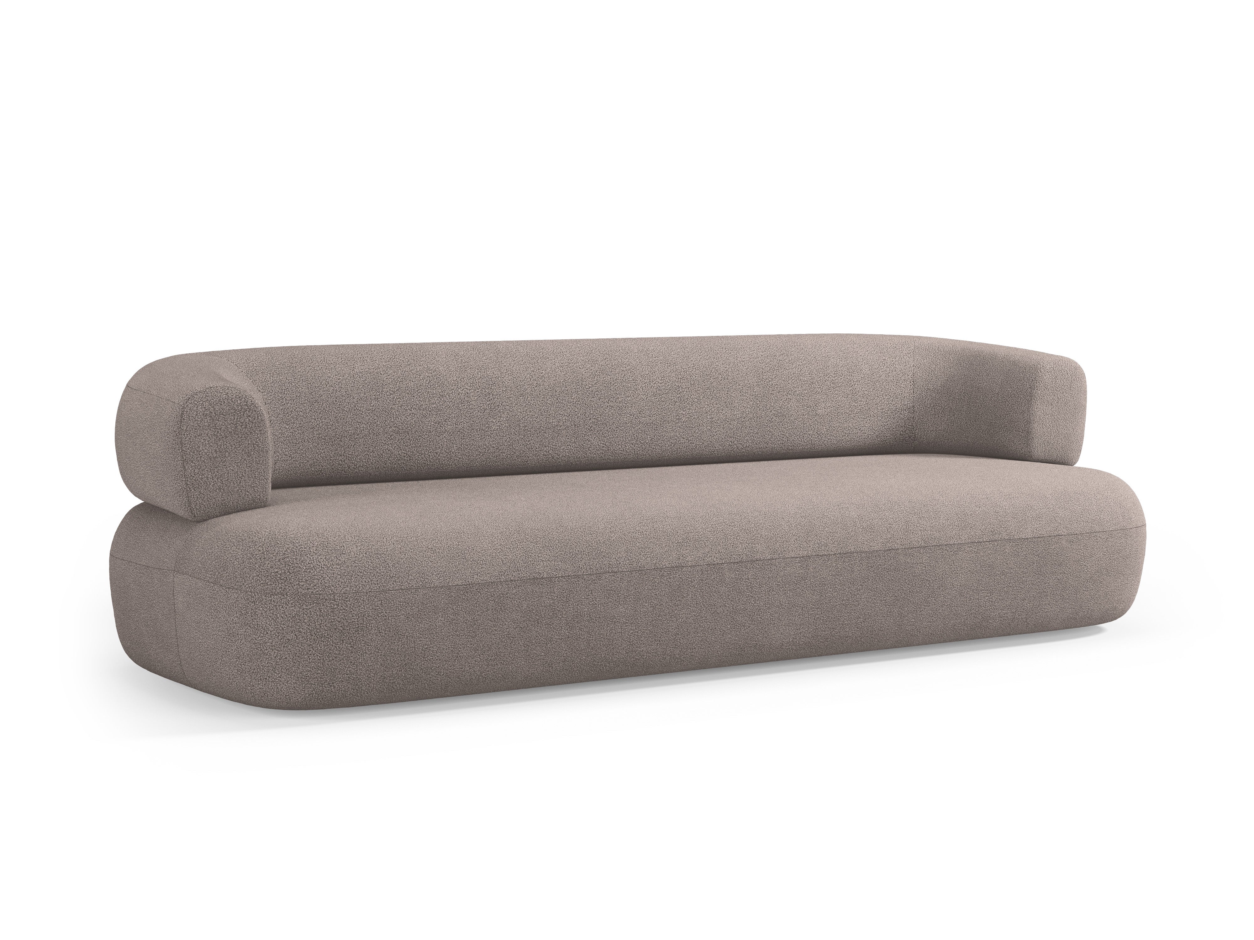 Sofa 3,5-osobowa ALDRIN jasnobrązowy boucle