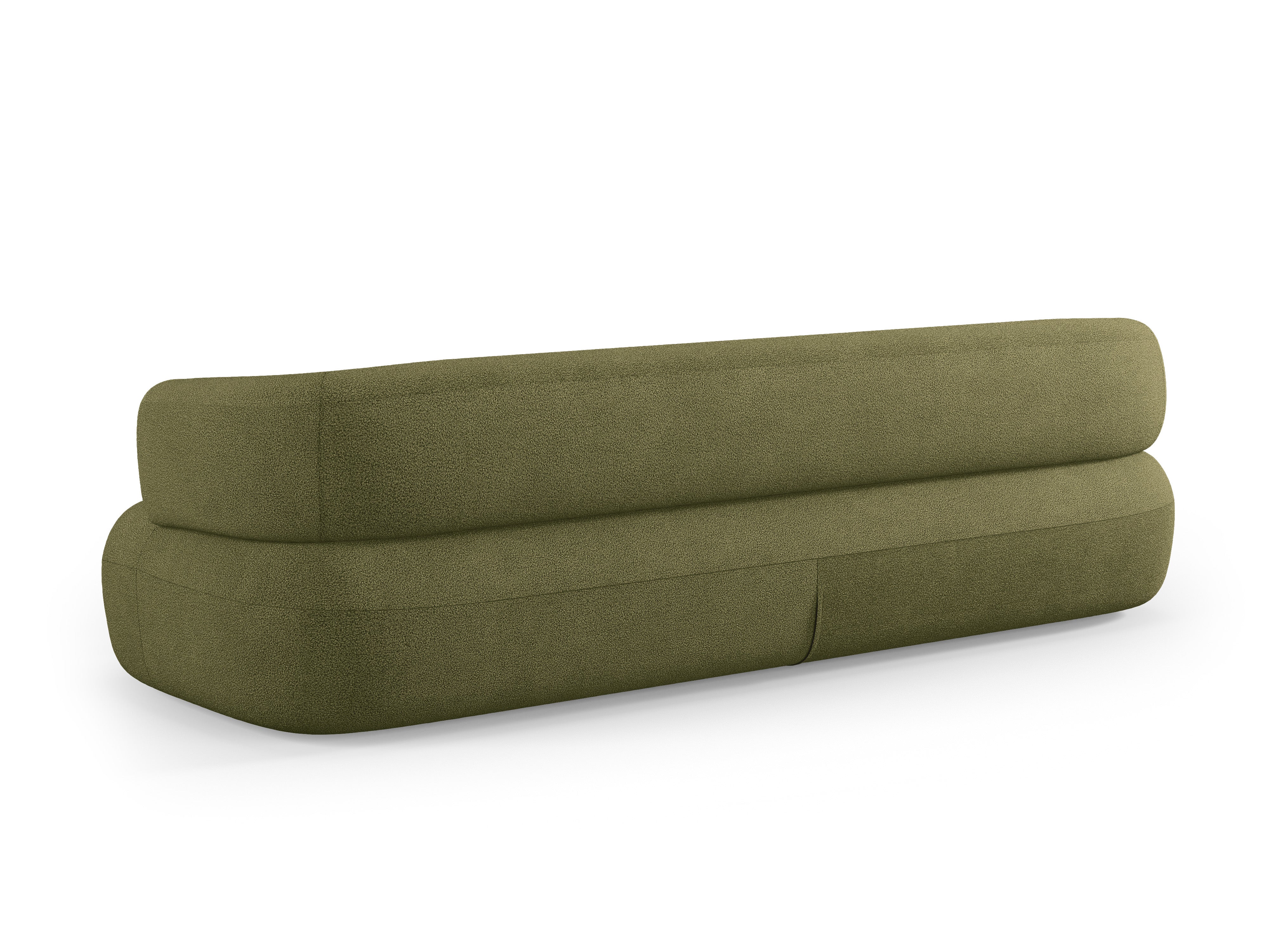 Sofa 3,5-osobowa ALDRIN zielony boucle