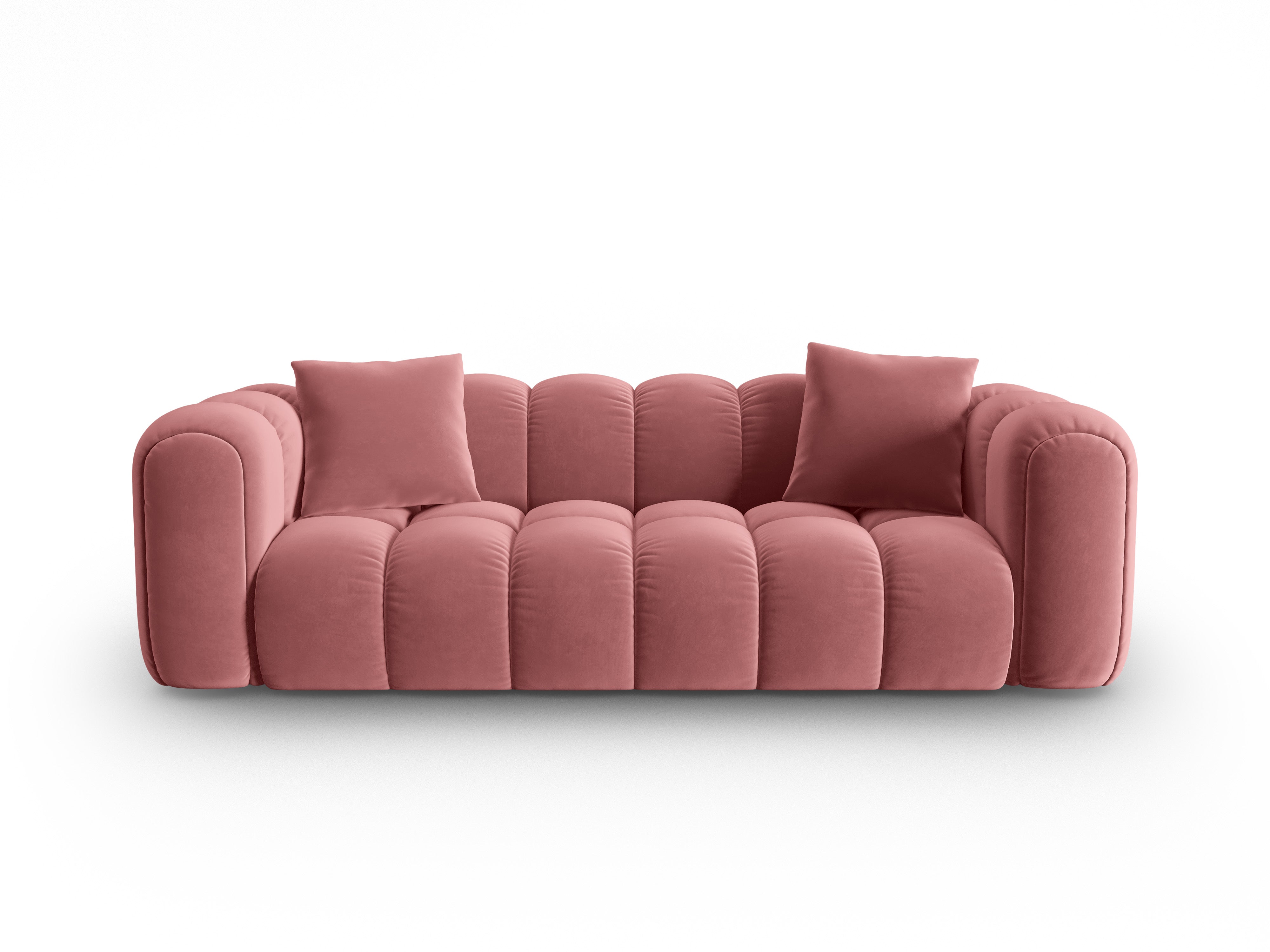 Samtsofa für 4 Personen ASTRO rosa