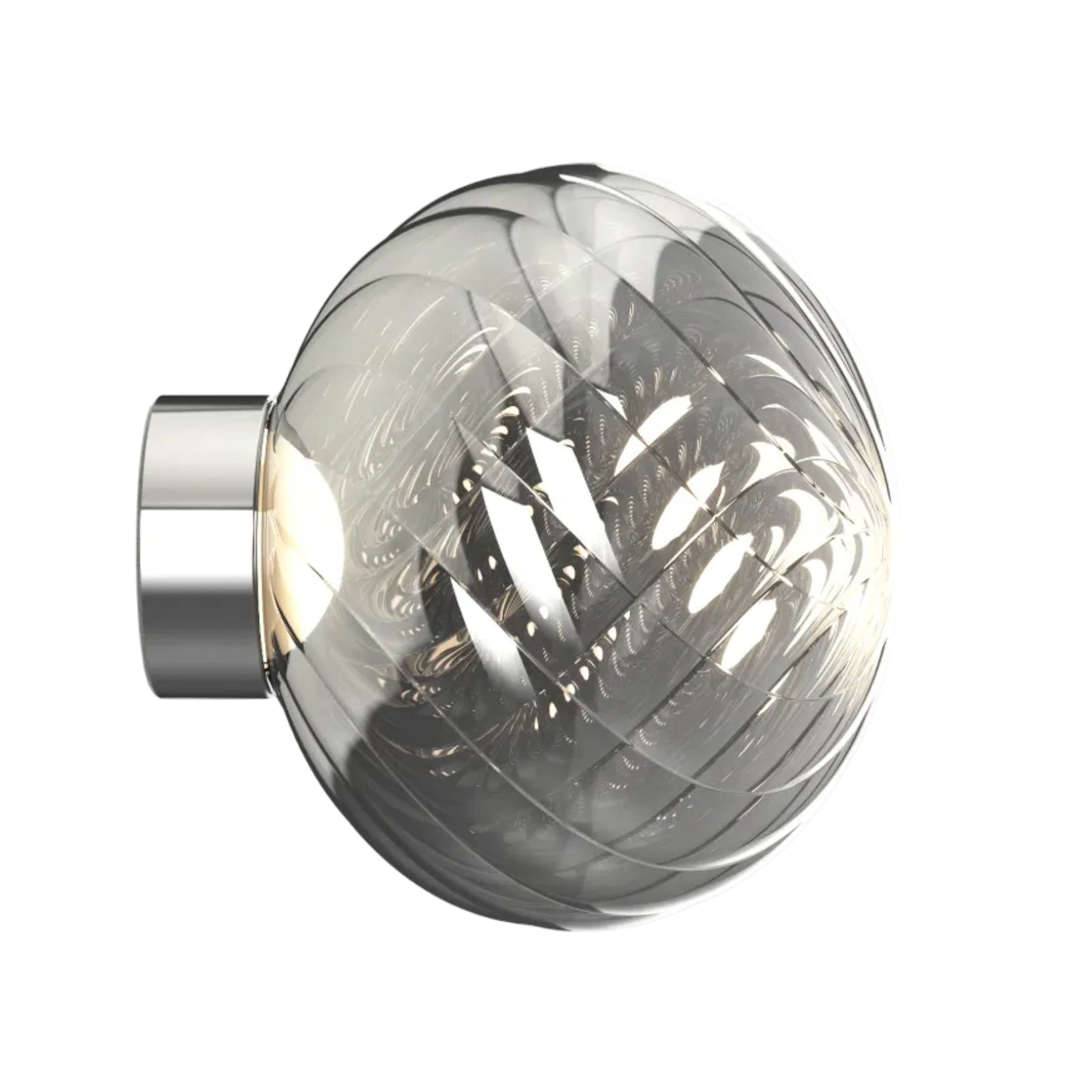Lampa ścienna WHIRL srebrny