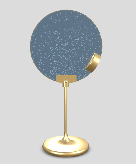 Lampa stołowa HORO TL szczotkowany mosiądz