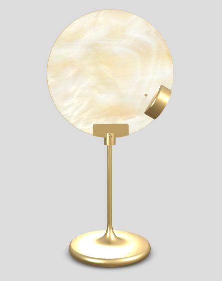 Lampa stołowa HORO TL szczotkowany mosiądz