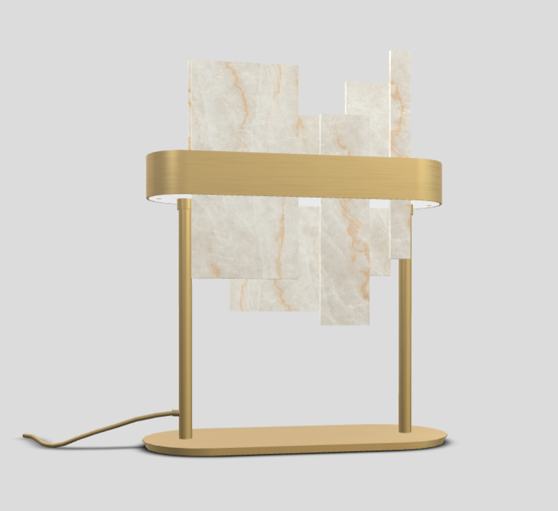 Lampa stołowa HONICE TL złoty
