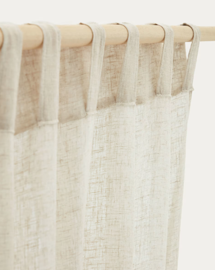 MAHINA Curtain Beige Linen