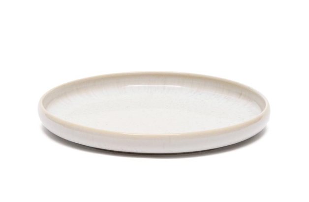 Dessert Plate UILO White Ceramic