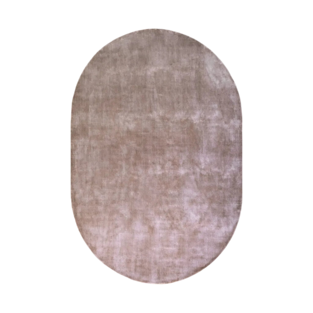 NILLA Dark Beige Oval Rug