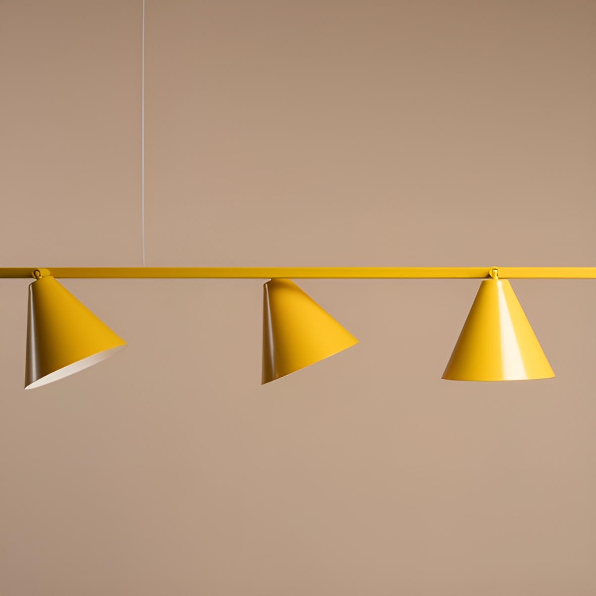 Lampa wisząca FORM QUATRO musztardowy
