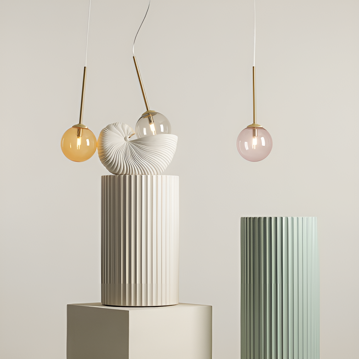 Lampa wisząca BOSSO QUATRO kolorowy