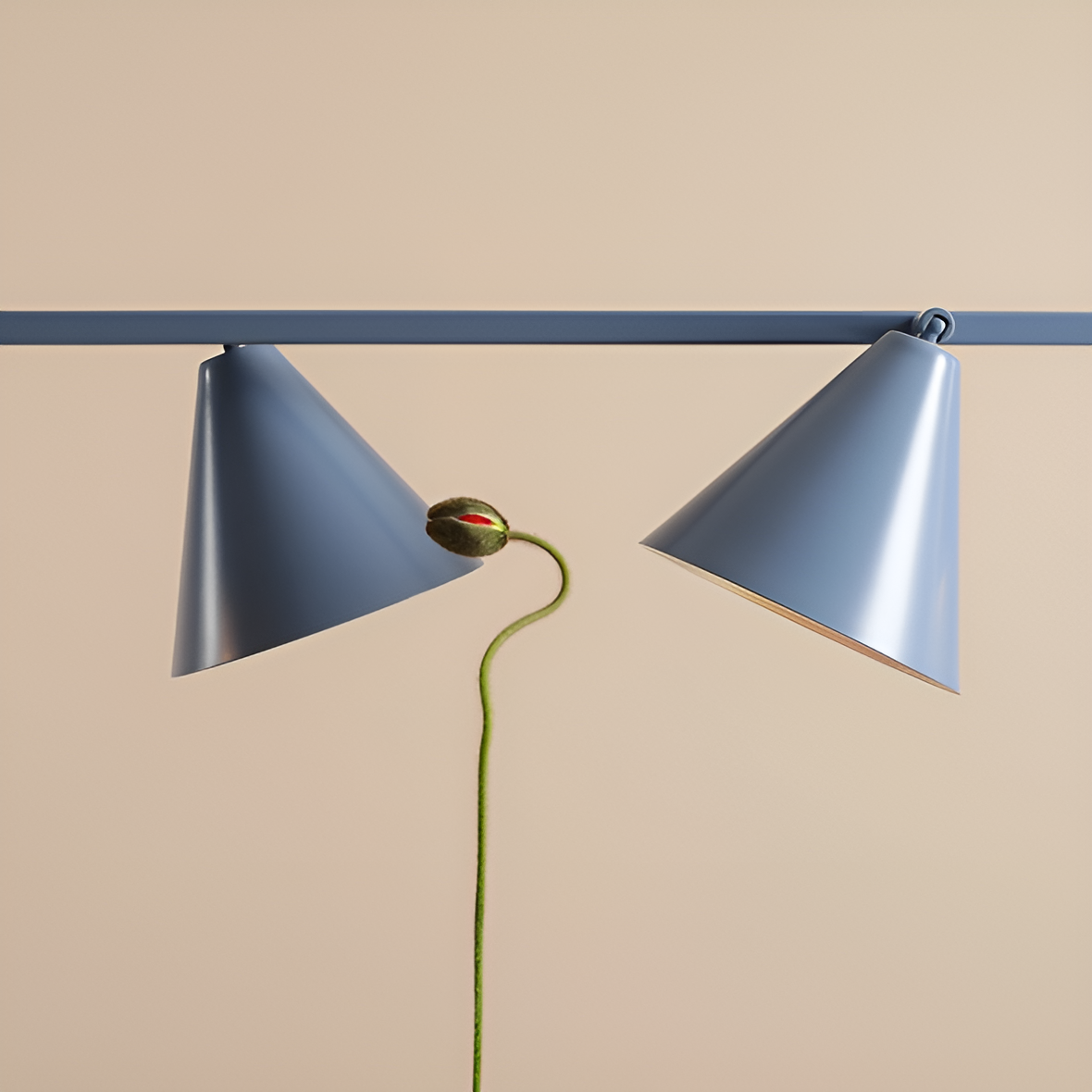 Lampa wisząca FORM QUATRO niebieski