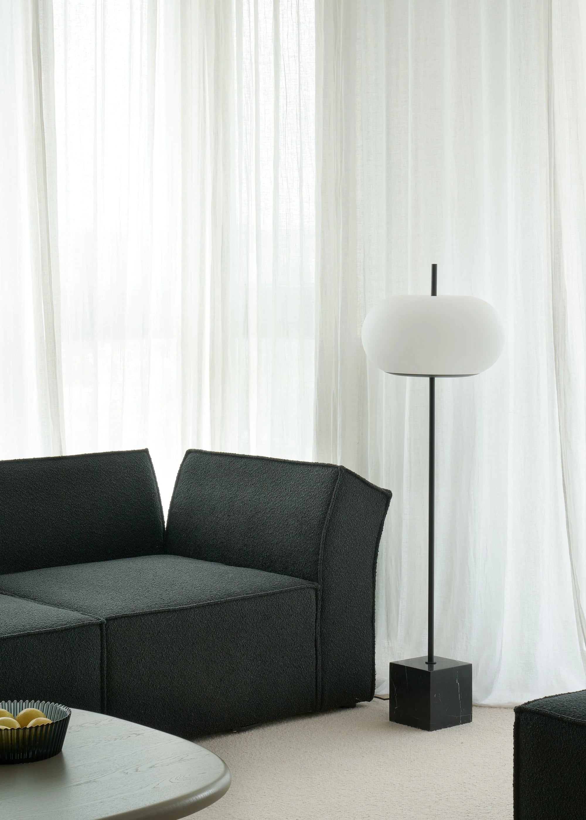 Modulares Sofa ANDO - linkes graues Modul