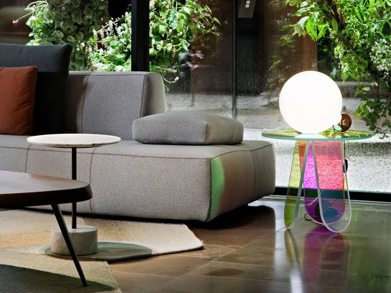 Tischlampe COPYCAT aus geblasenem Glas mit Gold