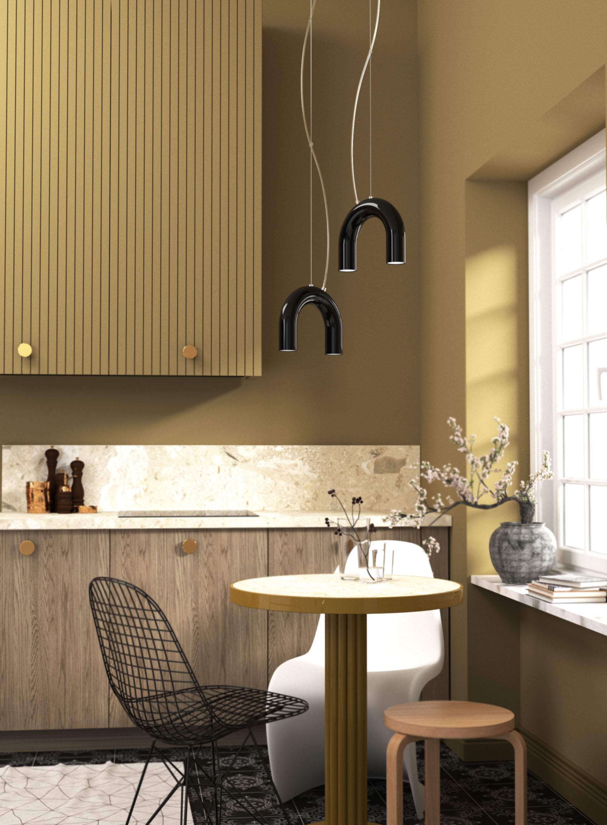 Lampa wisząca ARCH SINGLE czarny