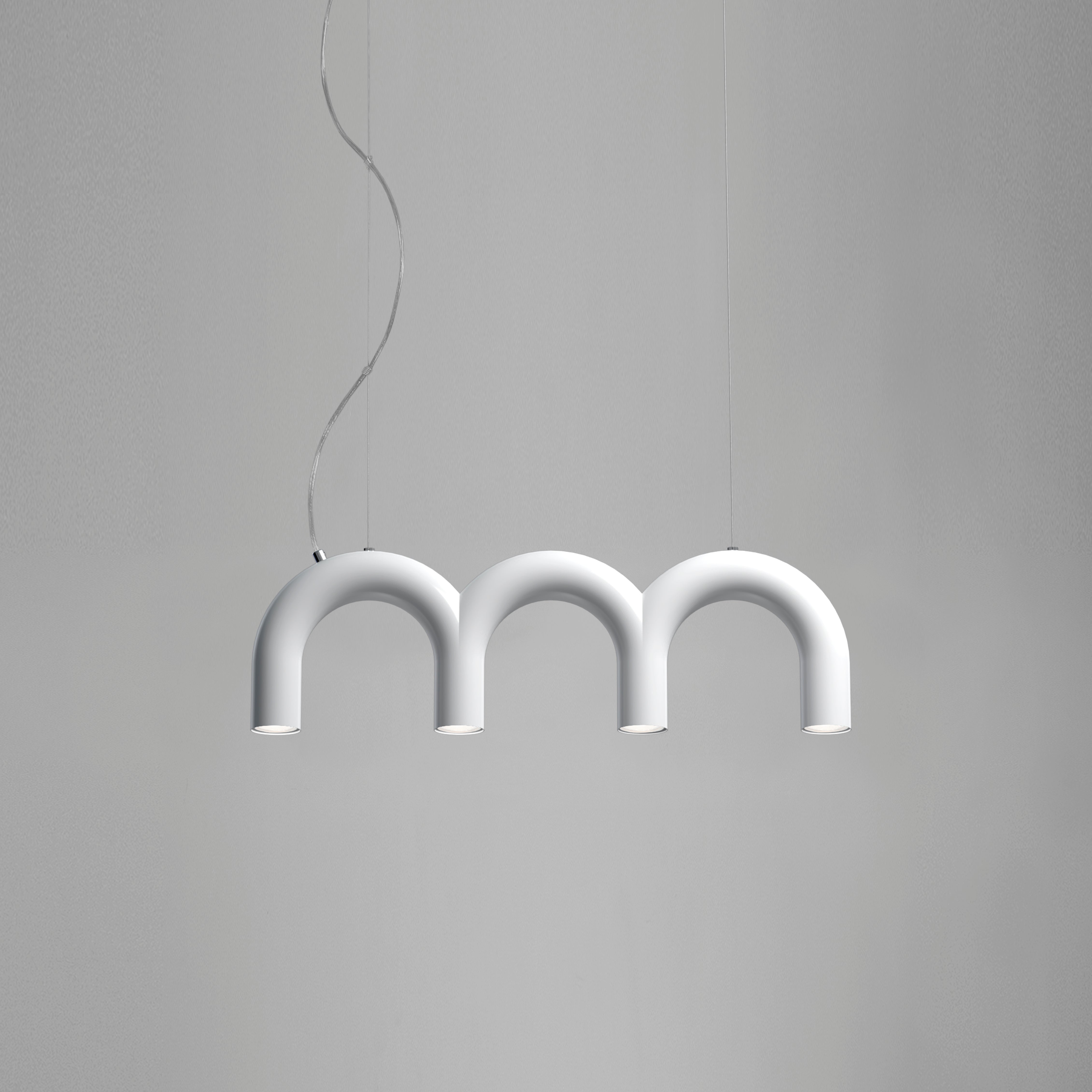 Lampa wisząca ARCH TRIPLETTE biały