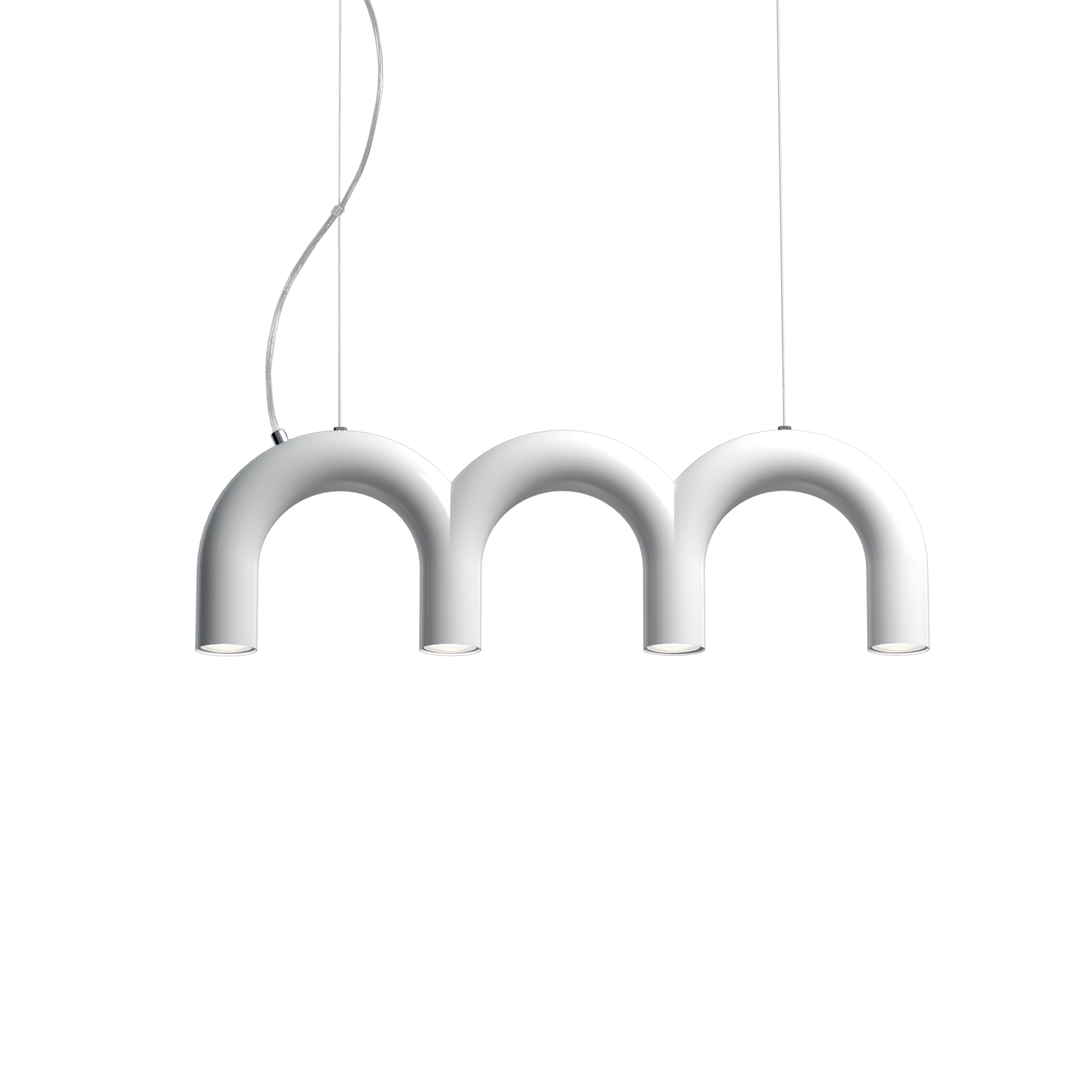 Lampa wisząca ARCH TRIPLETTE biały