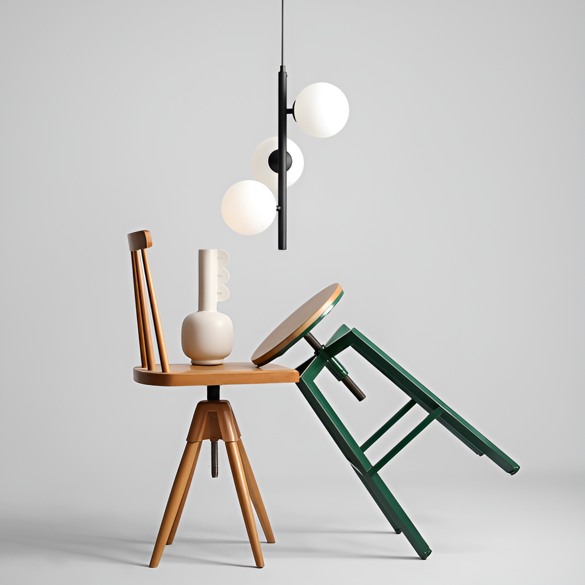 Lampa wisząca FINN TRIO czarny