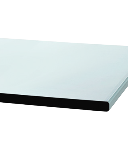 BAGUETTE Tisch mit weißem Aluminiumgestell