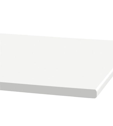 BAGUETTE Tisch mit weißem Aluminiumgestell