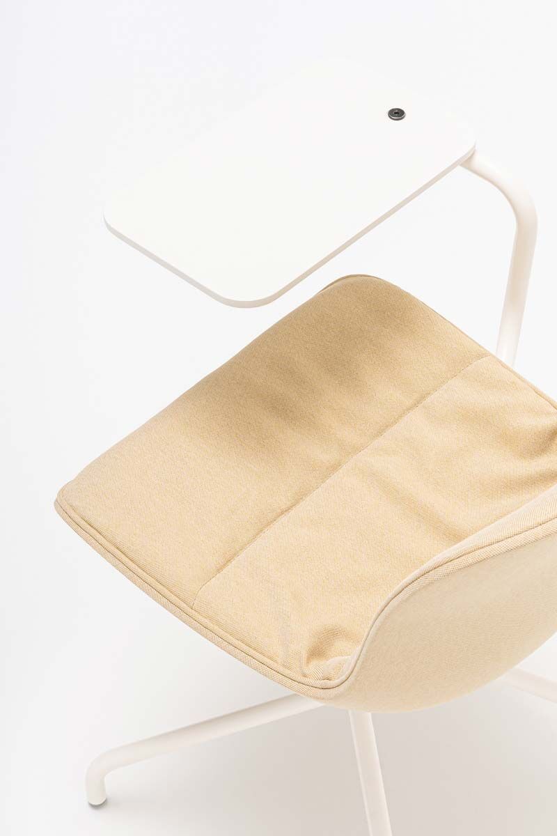 Krzesło obrotowe BALTIC 2 SOFT DUO aluminiowa podstawa na kółkach