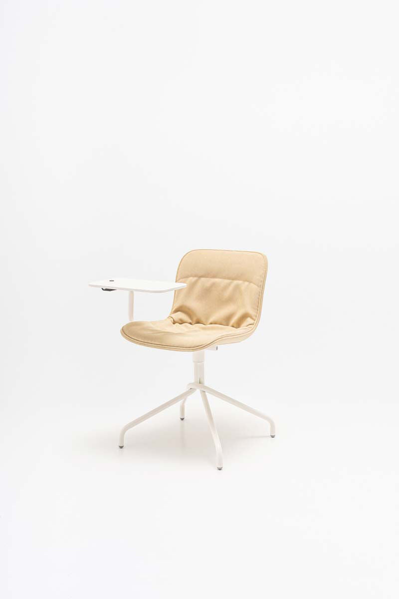 Krzesło obrotowe BALTIC 2 SOFT DUO aluminiowa podstawa – styl minimalistyczny