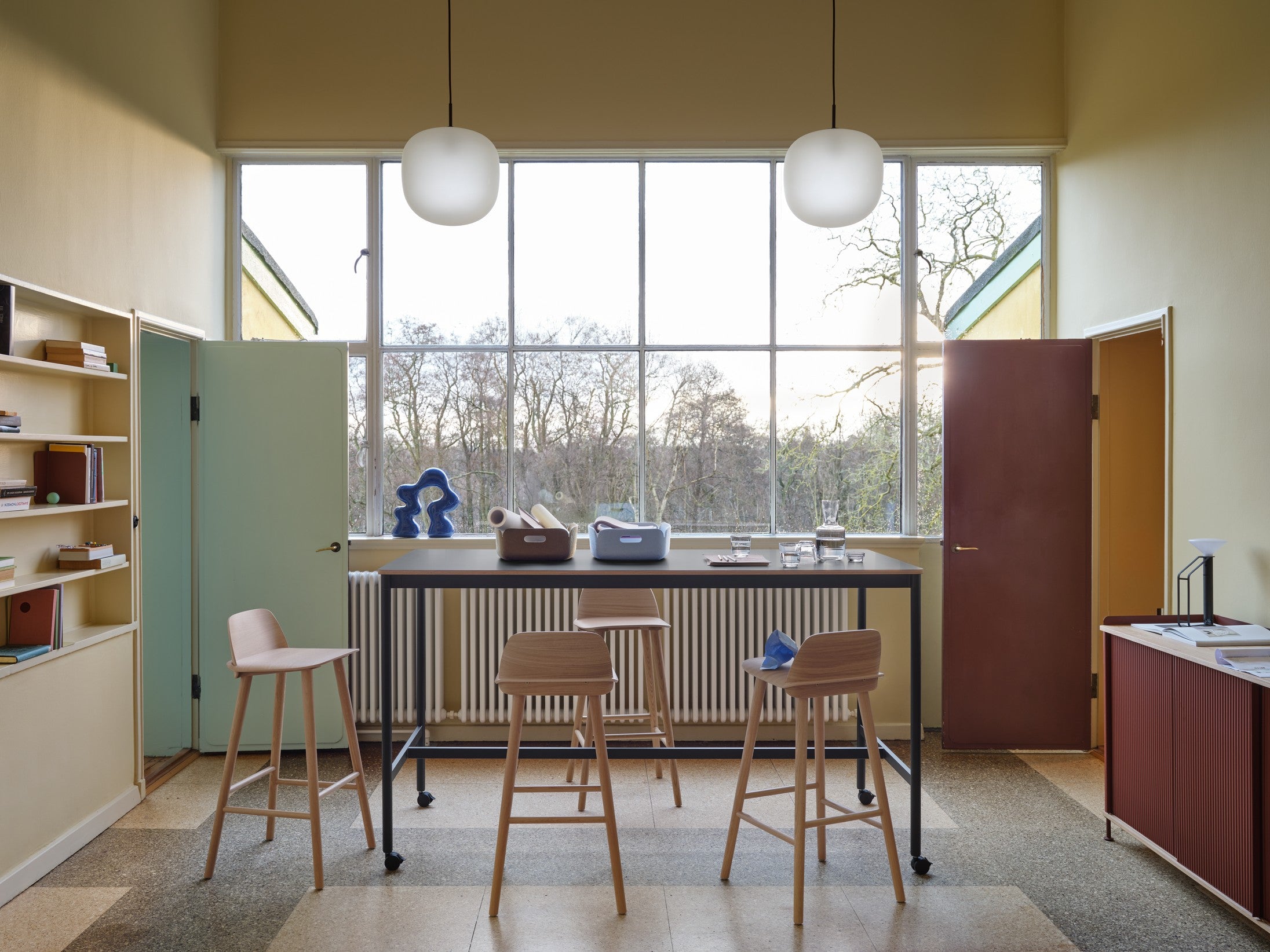 Tragbare Außenlampe PITON schwarz