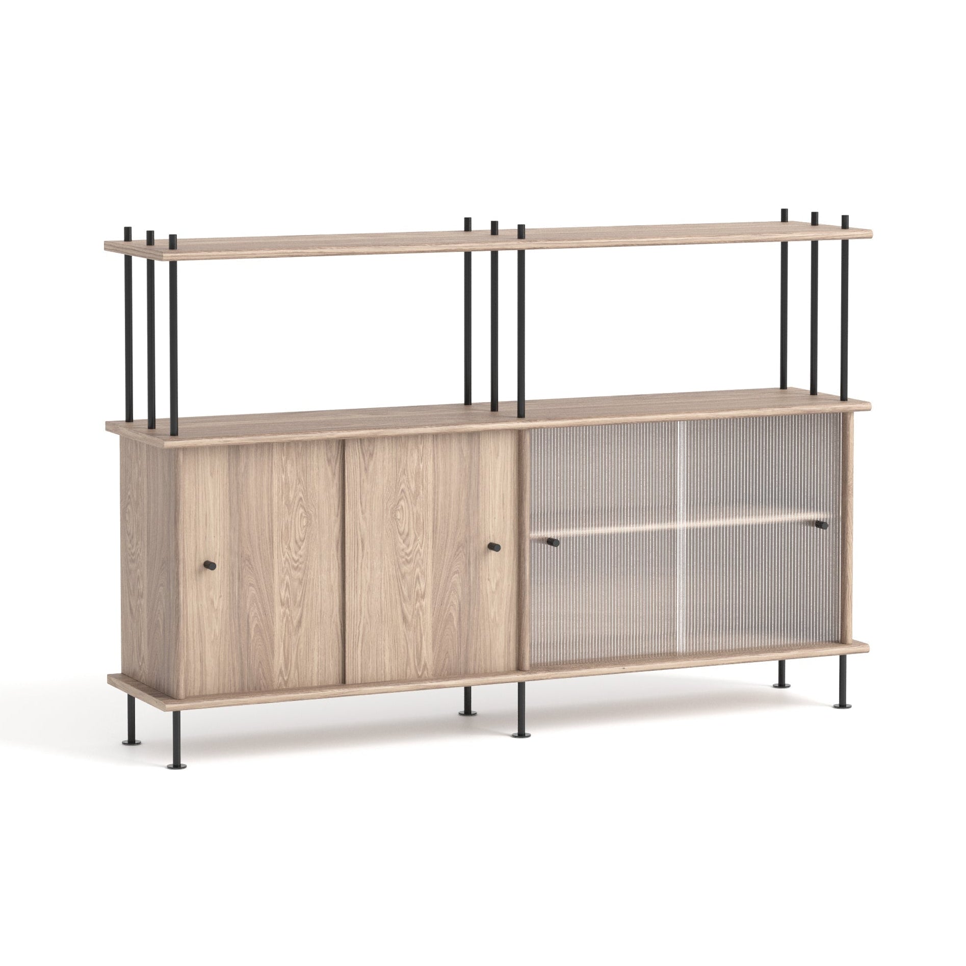 BAVA Cabinet 160 Bleached Oak Wood
