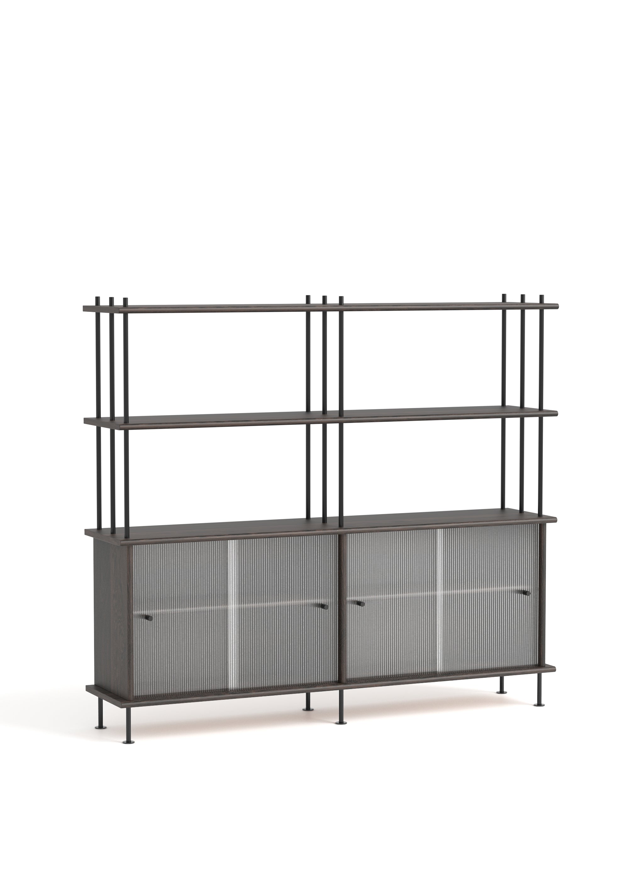 BAVA 160 Cabinet in Ebony Oak Wood