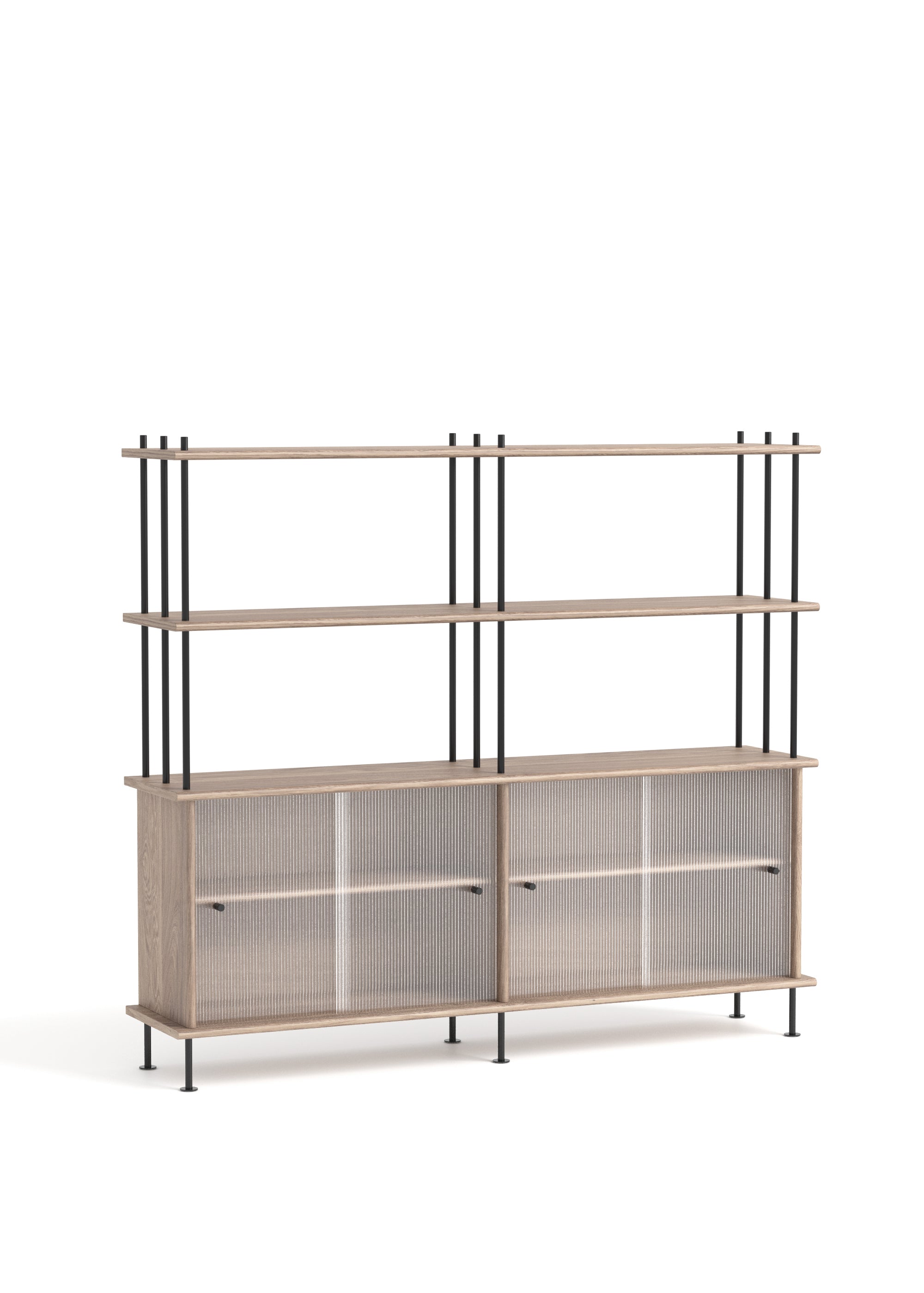 BAVA Cabinet 160 Bleached Oak Wood