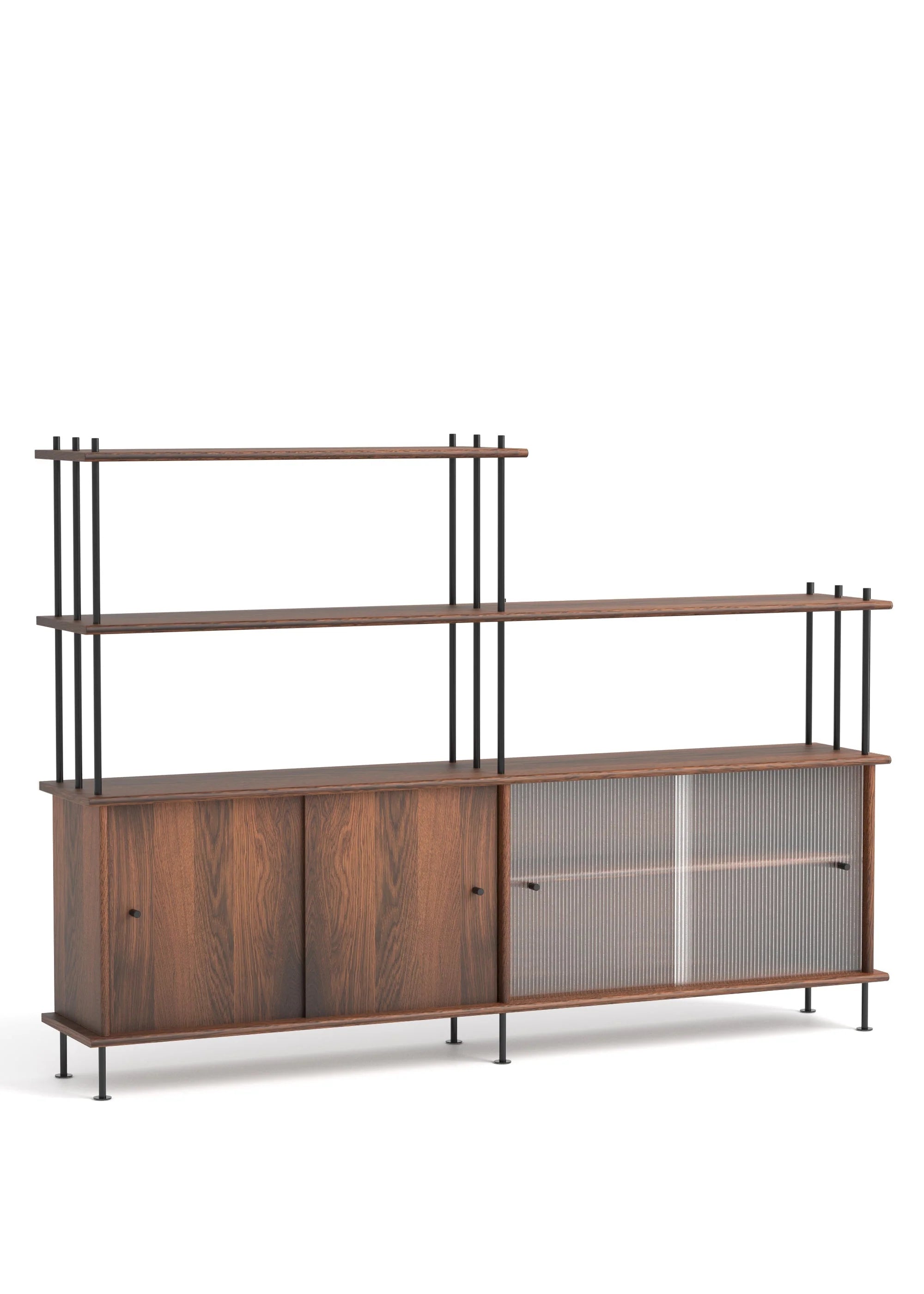 Szafka BAVA 200 ciemne drewno dębowe