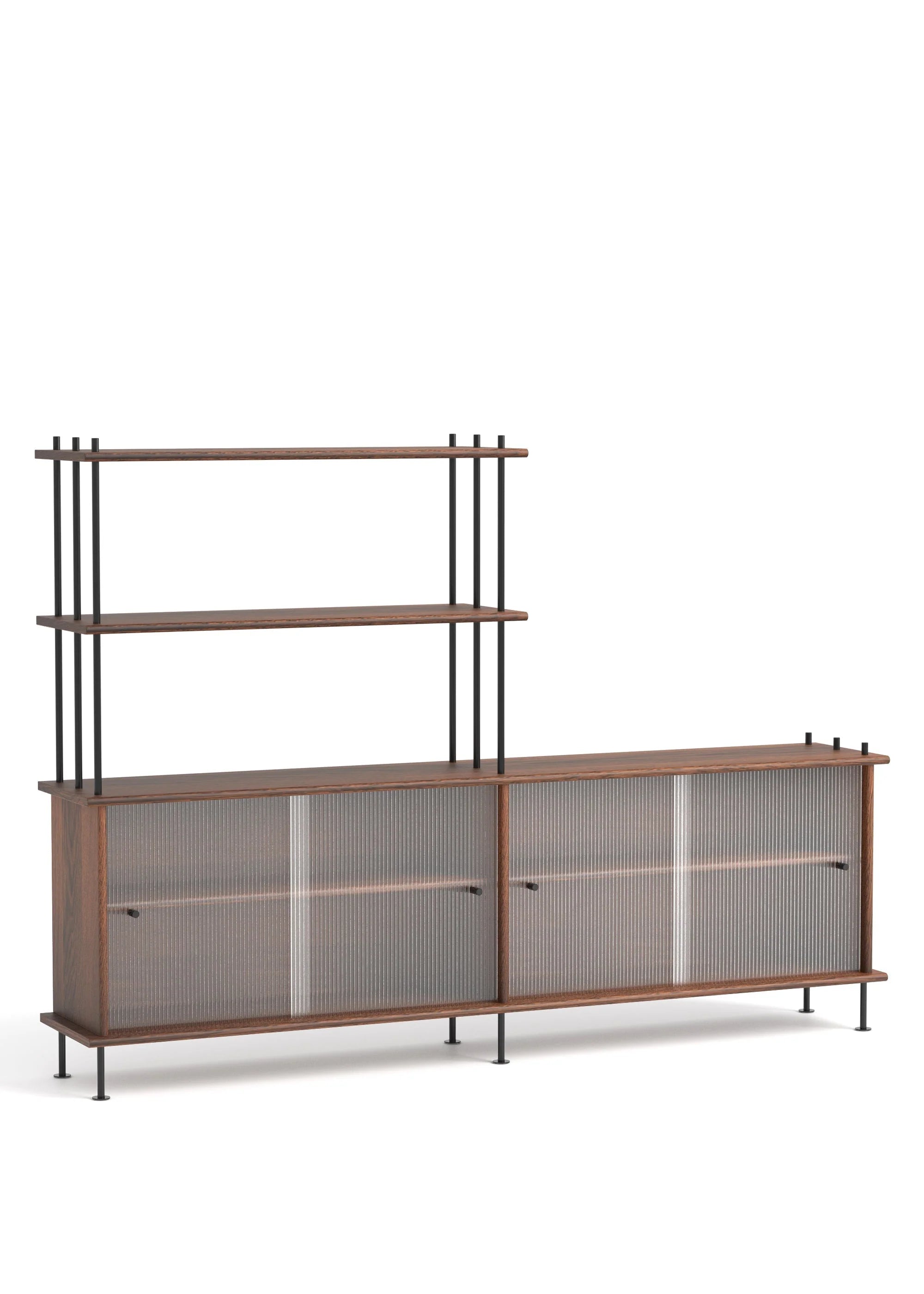 Szafka BAVA 200 ciemne drewno dębowe