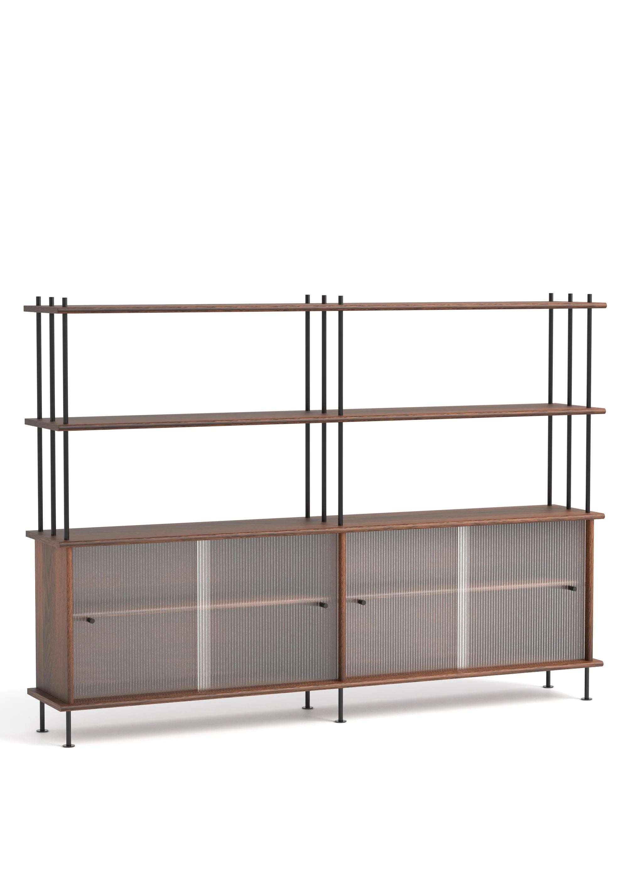 Szafka BAVA 200 ciemne drewno dębowe