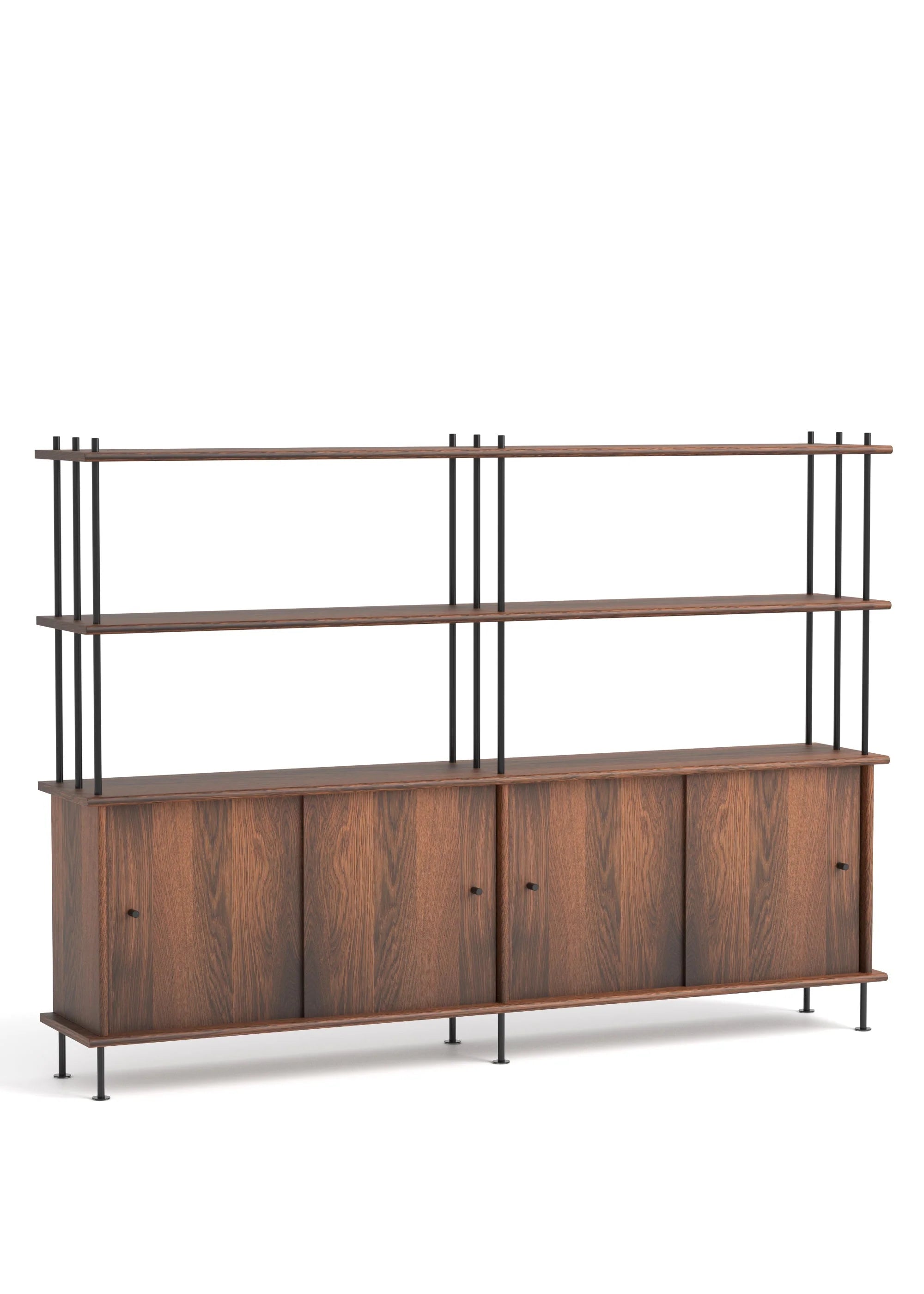 Szafka BAVA 200 ciemne drewno dębowe