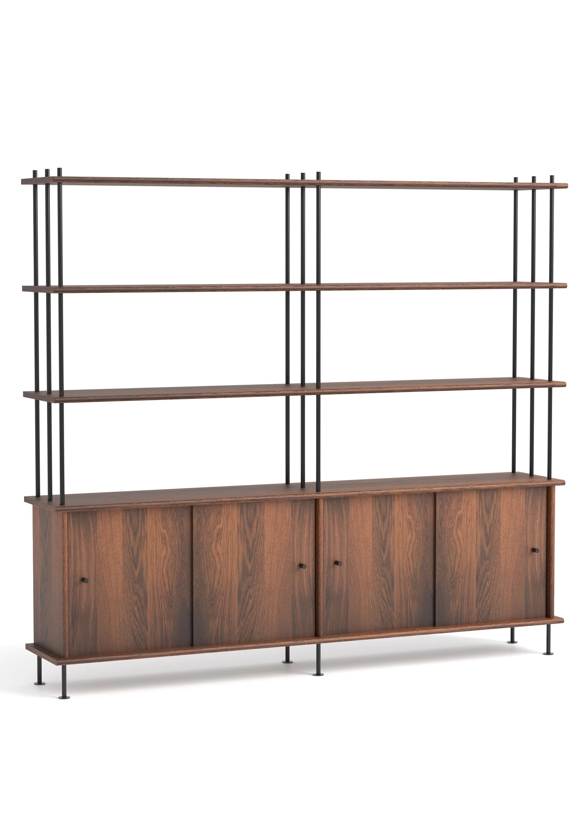 Szafka BAVA 200 ciemne drewno dębowe