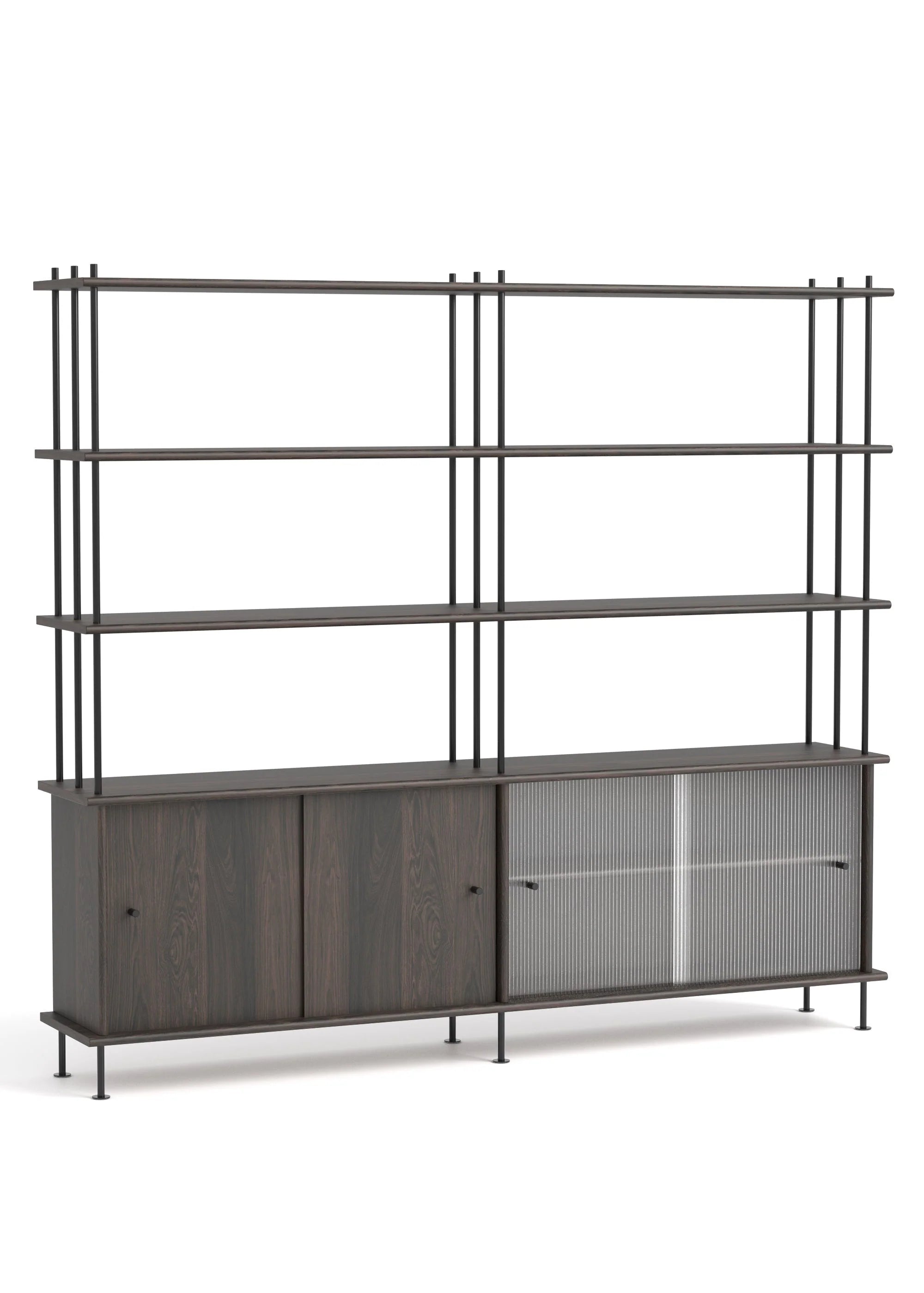 BAVA 200 Cabinet in Ebony Oak Wood