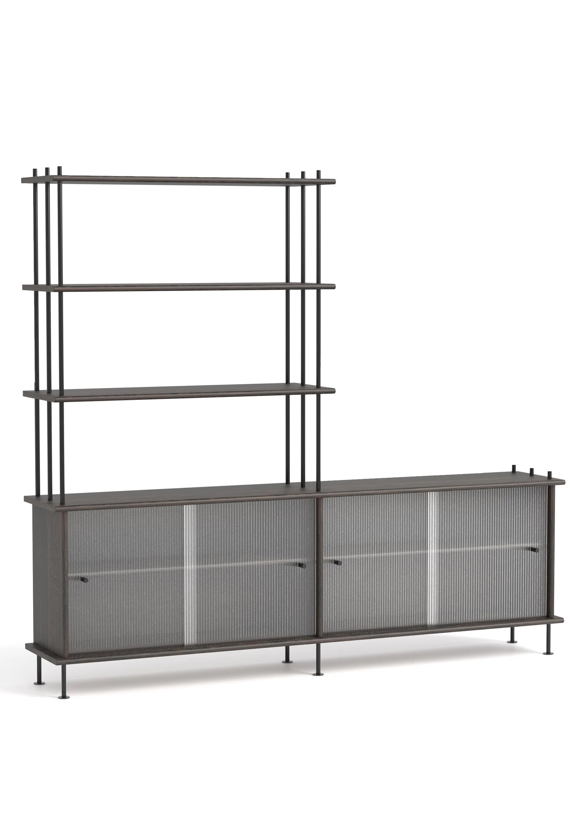 BAVA 200 Cabinet in Ebony Oak Wood