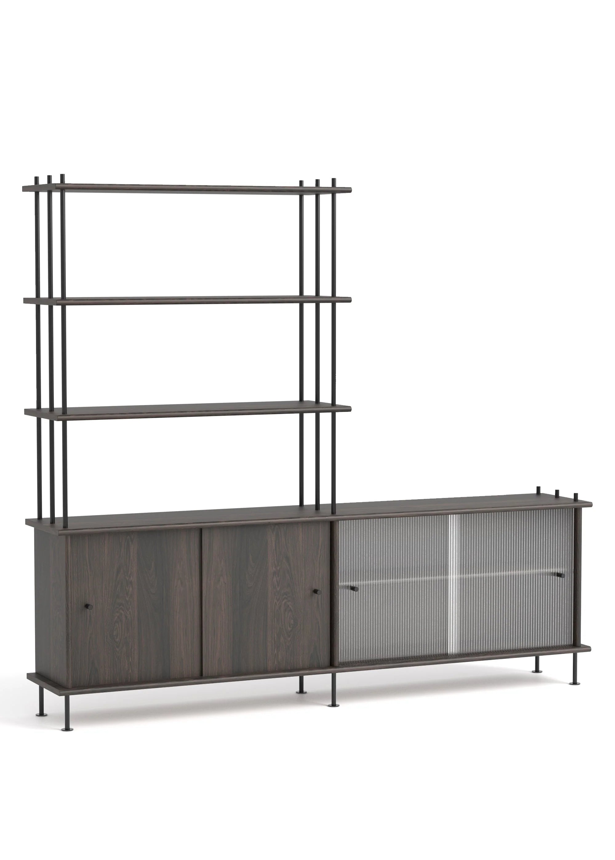 BAVA 200 Cabinet in Ebony Oak Wood