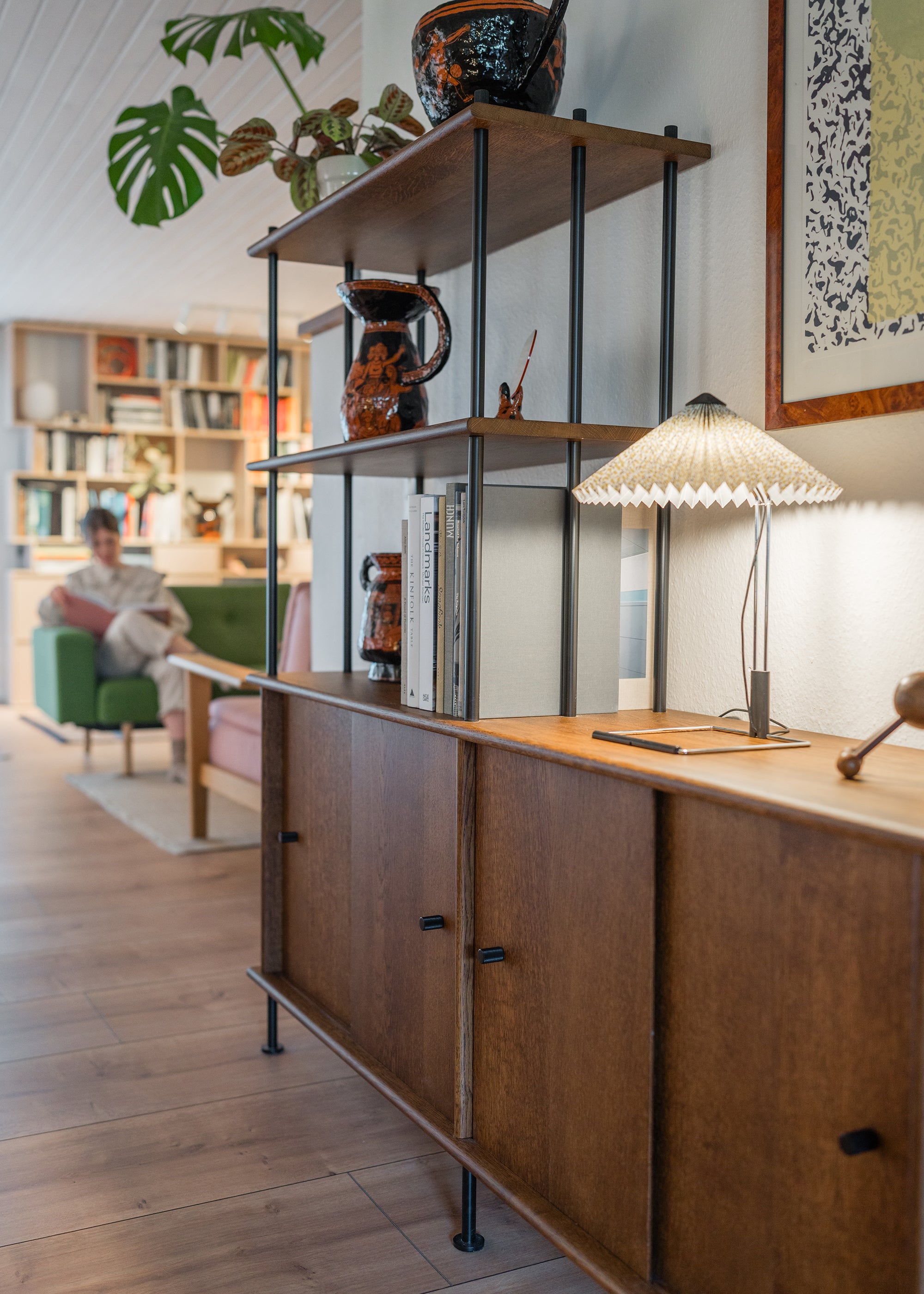 BAVA Cabinet 160 Bleached Oak Wood