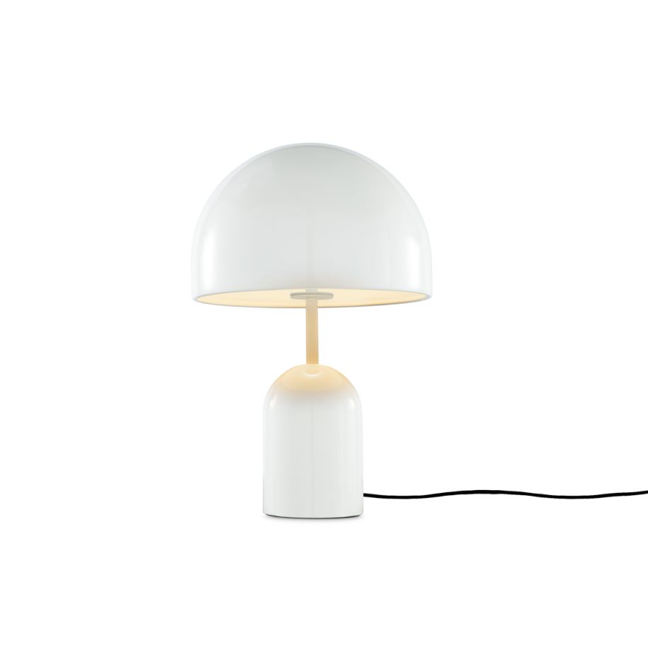 Weiße Tischlampe