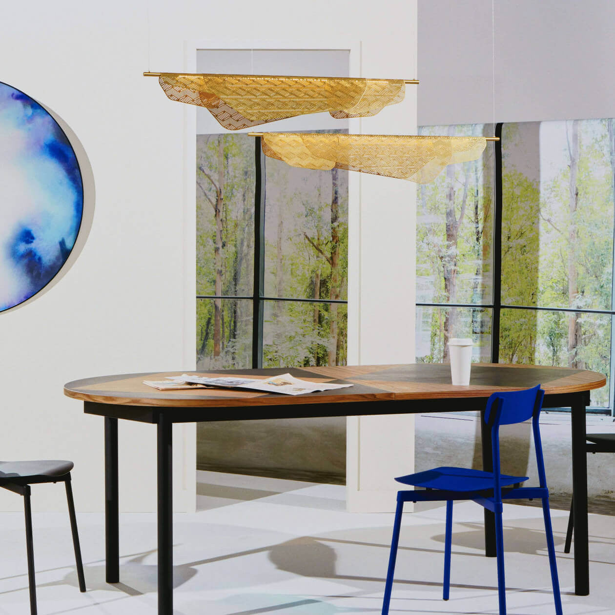 Lampa sufitowa MEDITERRANEA mosiądz – Petite Friture