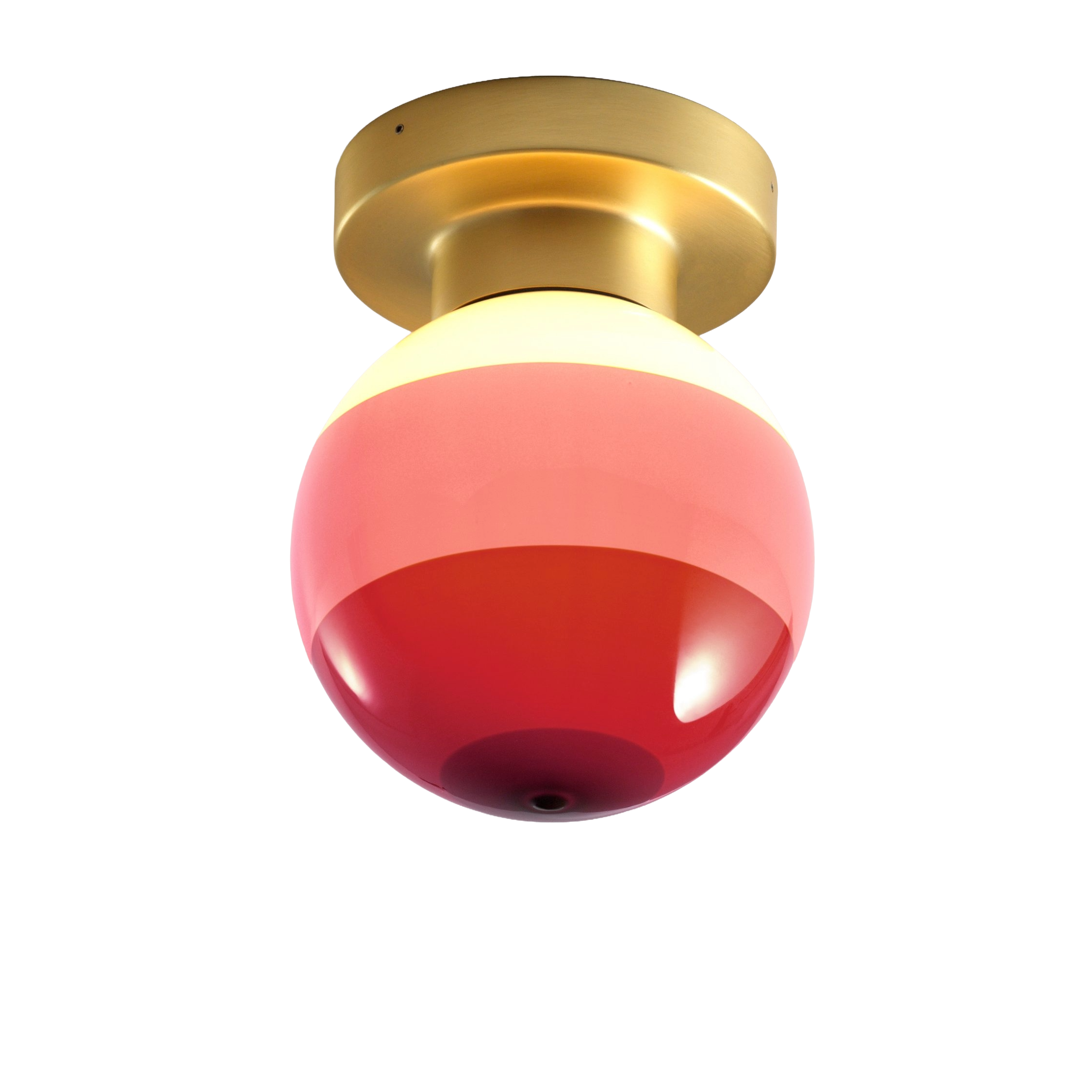 Lampa sufitowa DIPPING burgundowy