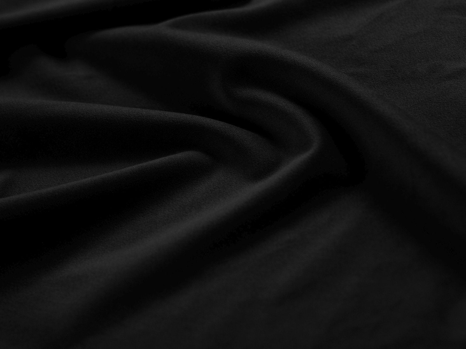 Sofa aksamitna 3-osobowa GEORGIA czarny