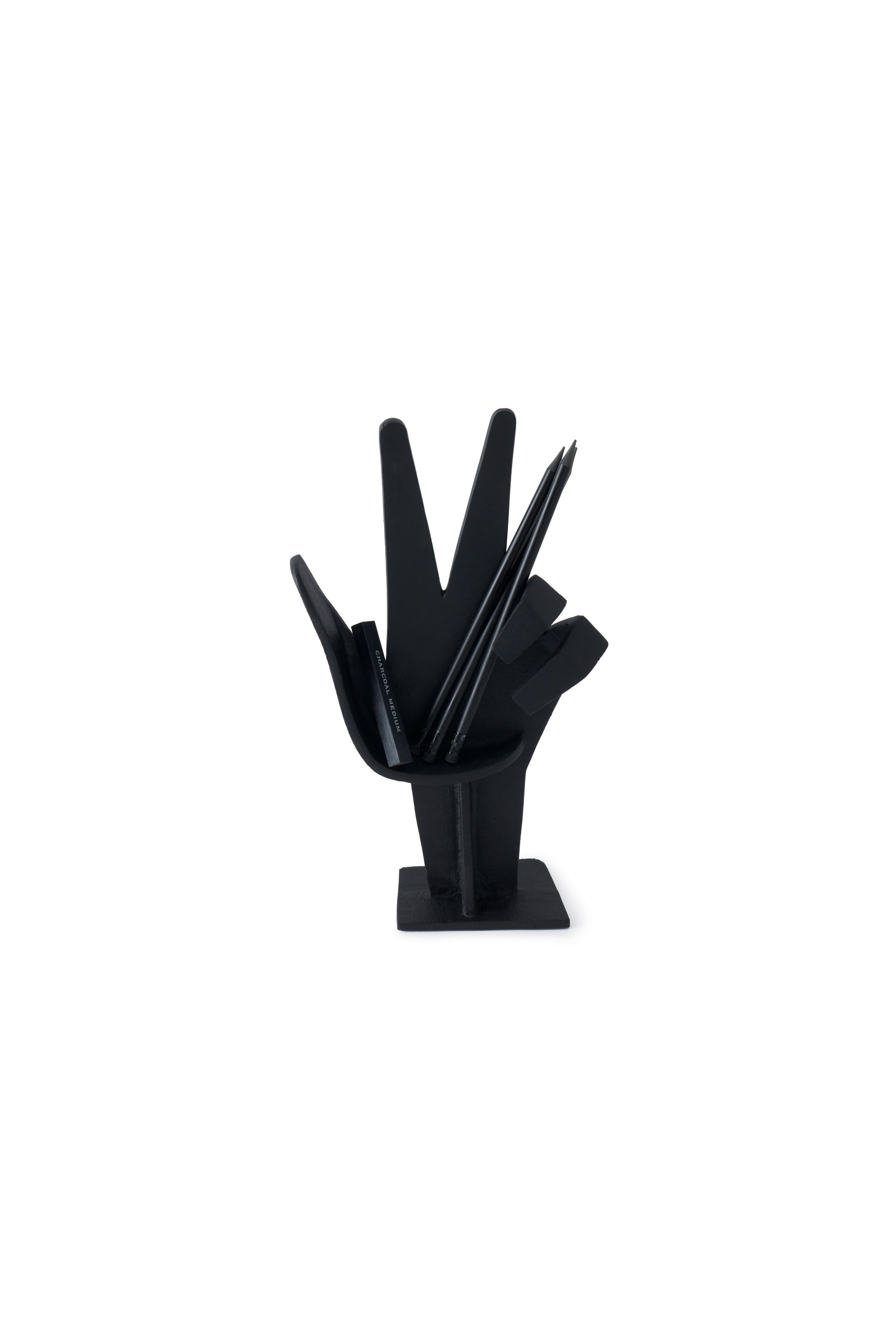 Ständer CAST HAND schwarz