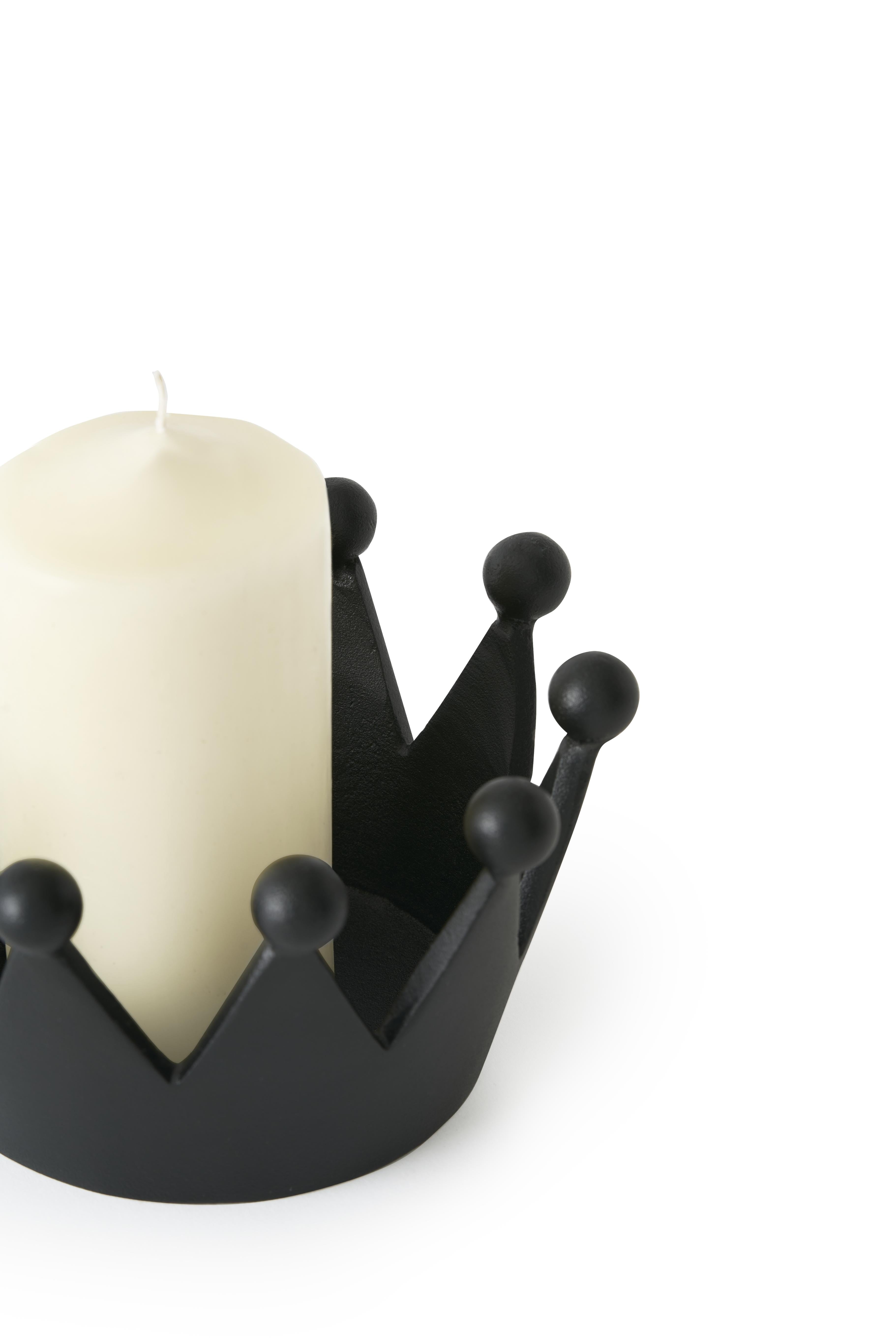 Dekoration CAST CROWN schwarz