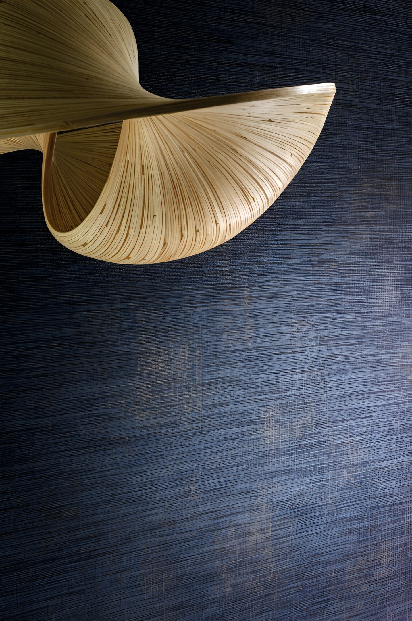 Strukturierte Textiltapete, die Leinwand imitiert - ORCADE - CELADON in Lindgrün