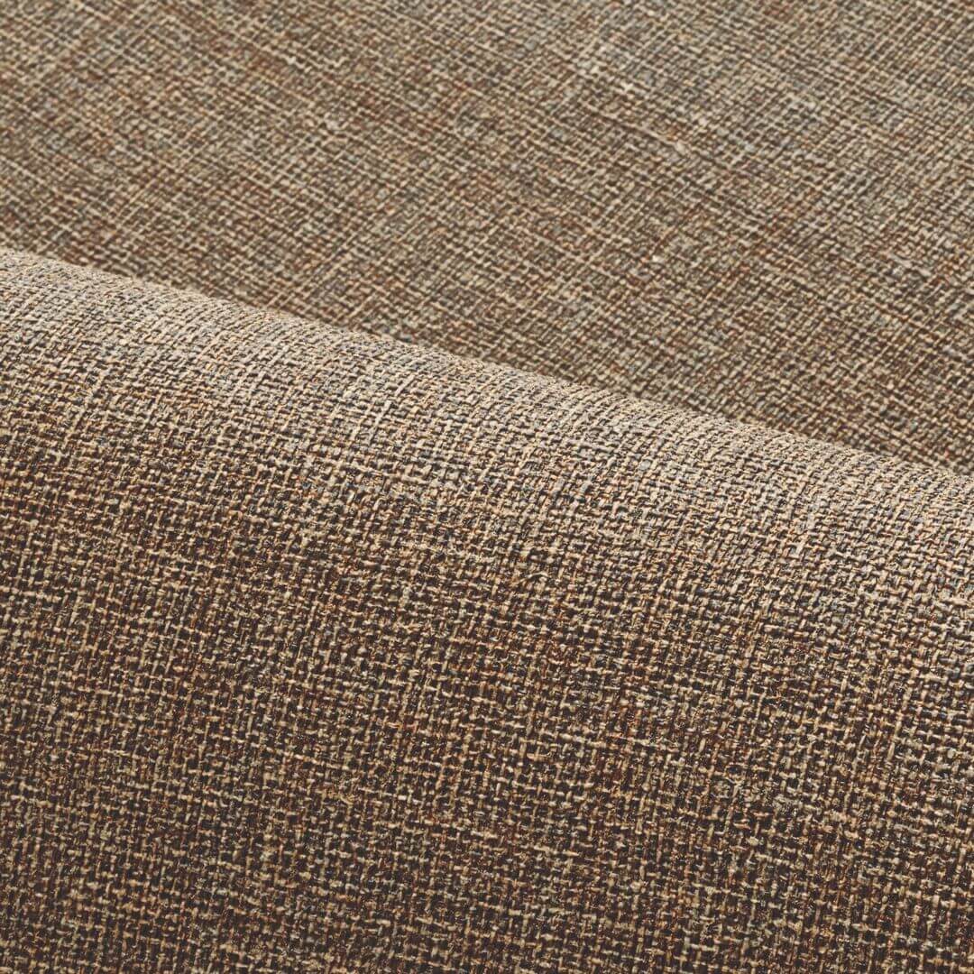 Tapeta winylowa strukturalna imitująca jutę LIENZO - SÉPIA brązowy