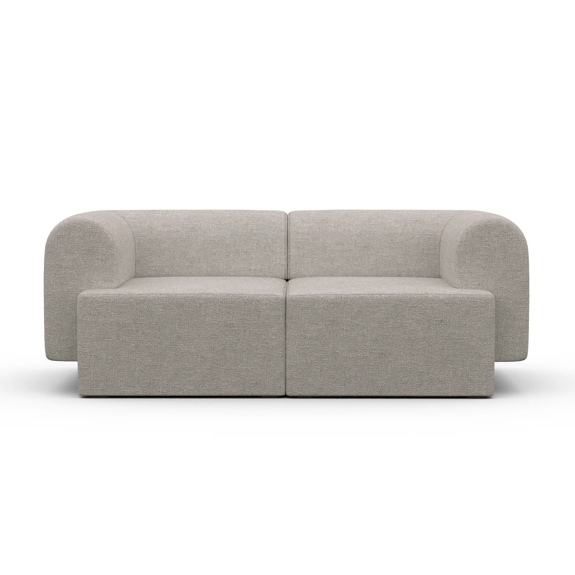 Zweisitzer-Sofa TORI grau