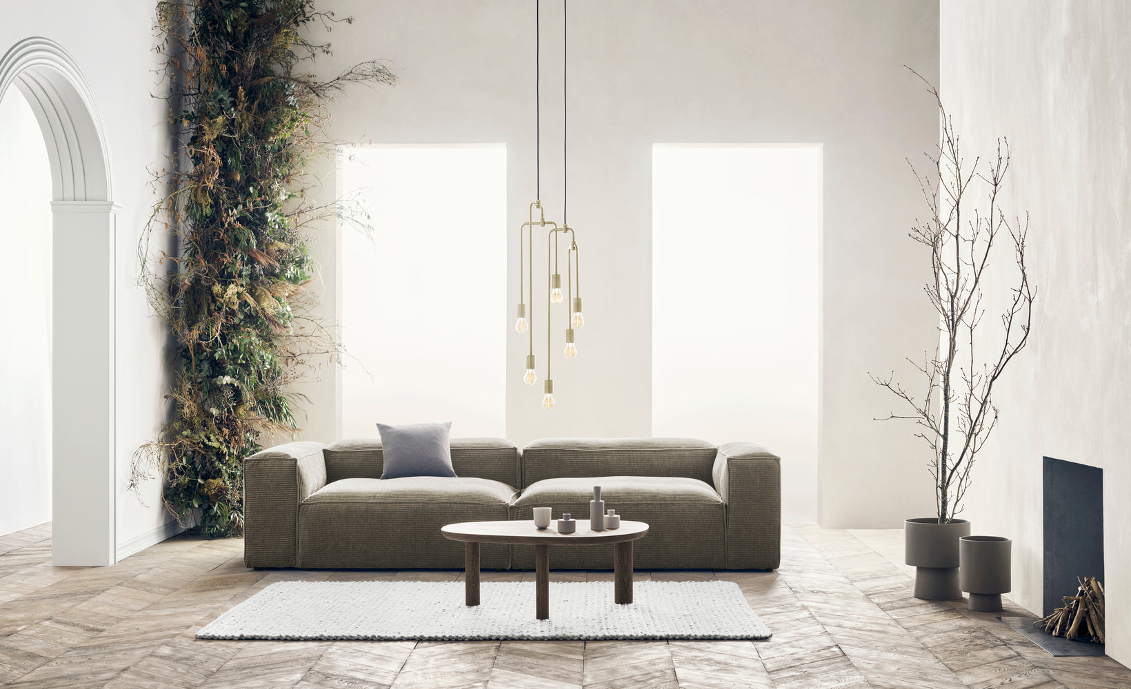 Sofa rozkładana COSIMA BED tapicerowany