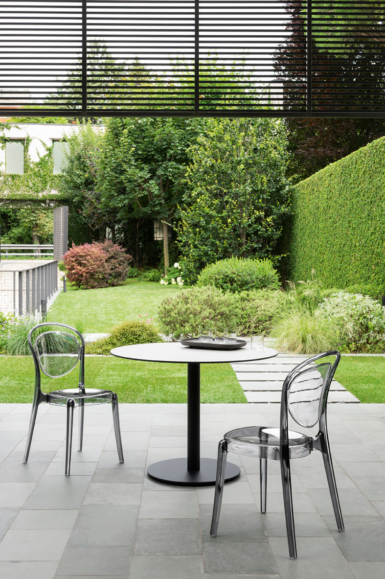 Stuhl PARISIENNE grau transparent