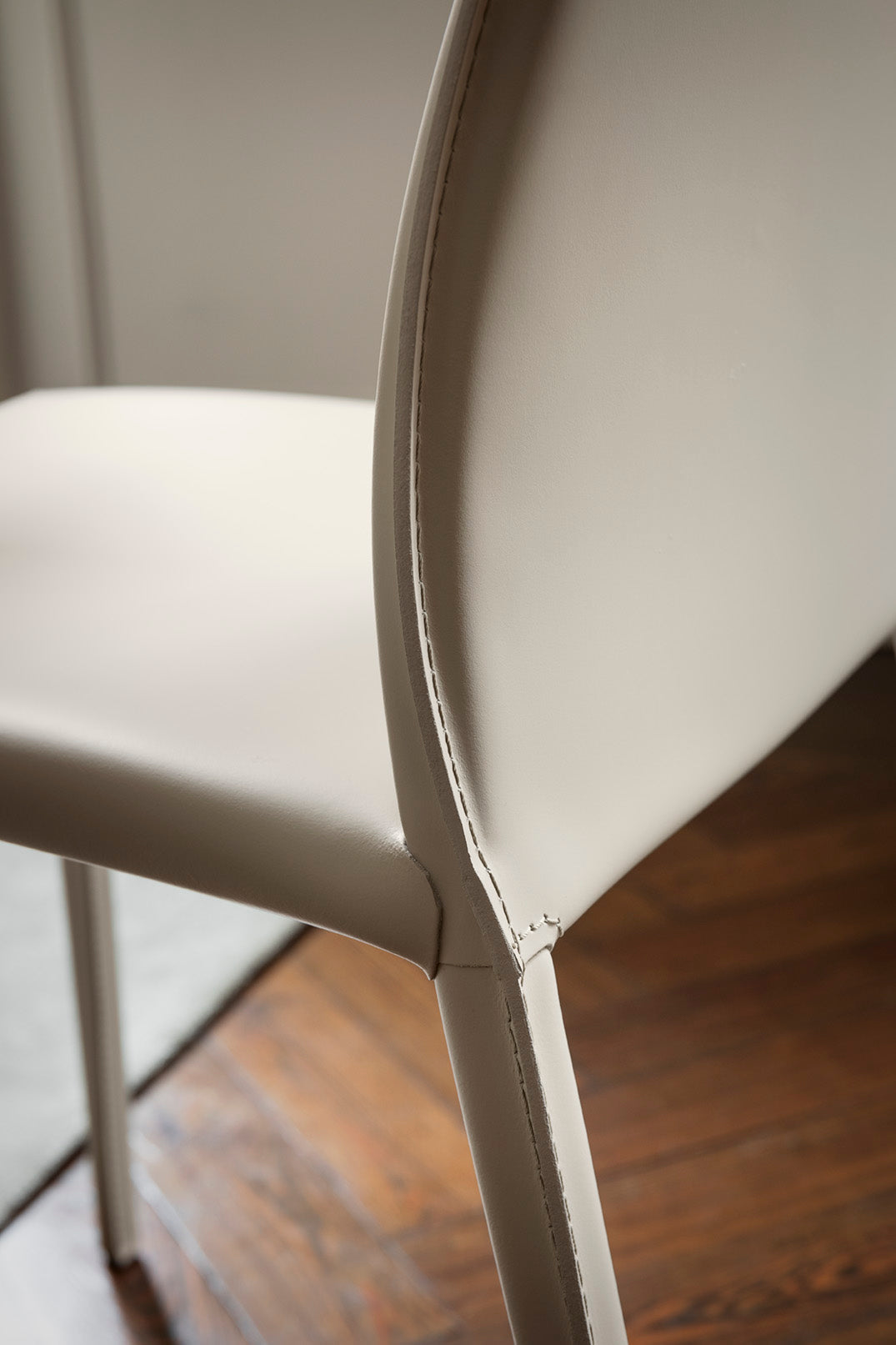 Stuhl AIDA braunes Naturleder